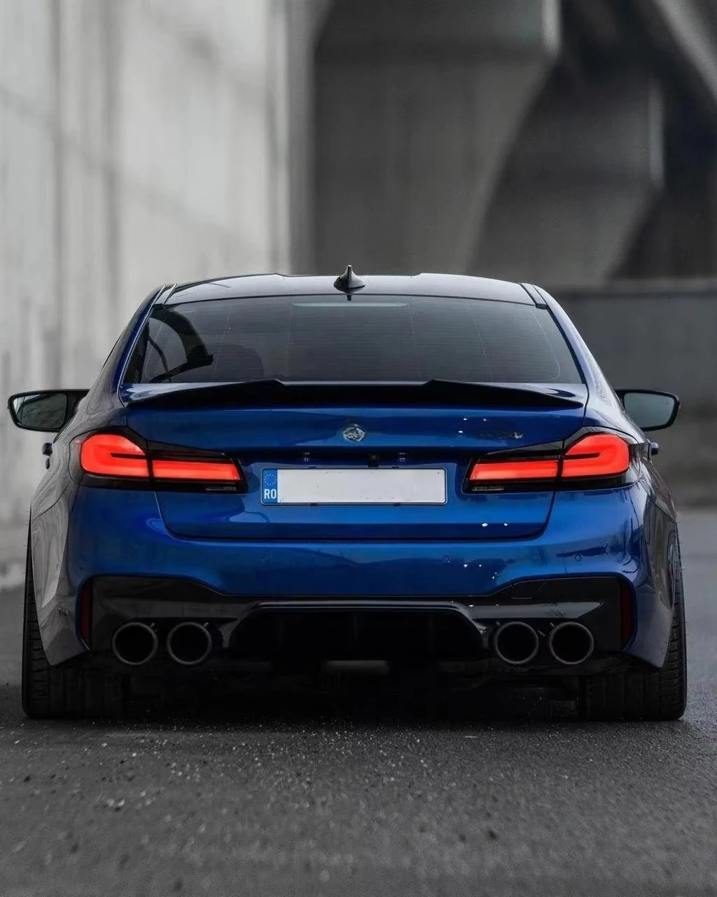 Alerón trasero de fibra de carbono estilo PS para BMW F90 M5 - imagen 4
