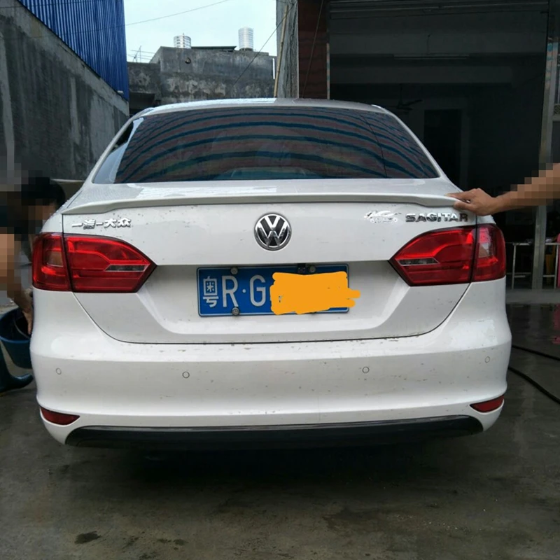 Para 2013 Jetta Material ABS alerón trasero de coche Primer Color VW Jetta alerón trasero para Volkswagen nuevo alerón Jetta mk6 2013-2015