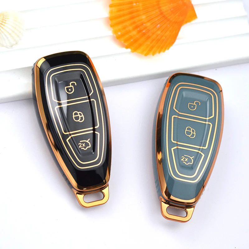 Funda protectora de llave TPU para Ford Focus, Fiesta, Kuga y Mondeo - imagen 3