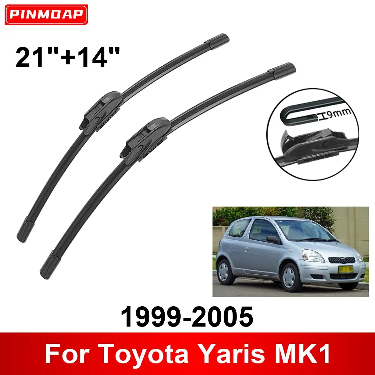 Kit escobillas limpiaparabrisas Toyota Yaris I 1999-2005