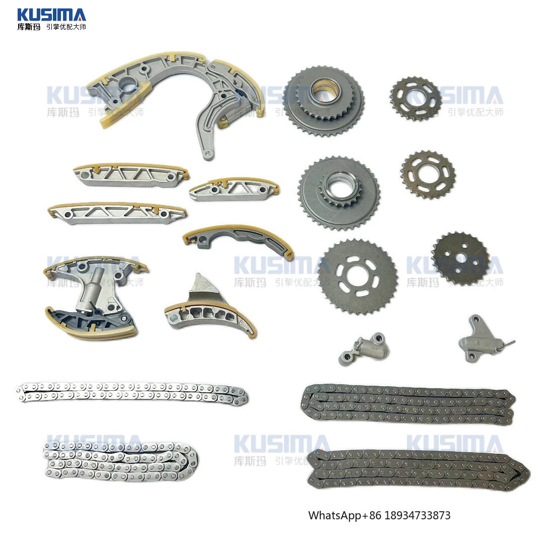 Kit piñón tensor cadena distribución Audi Q7 3.0 TDI CAS CRC BKS - imagen 2