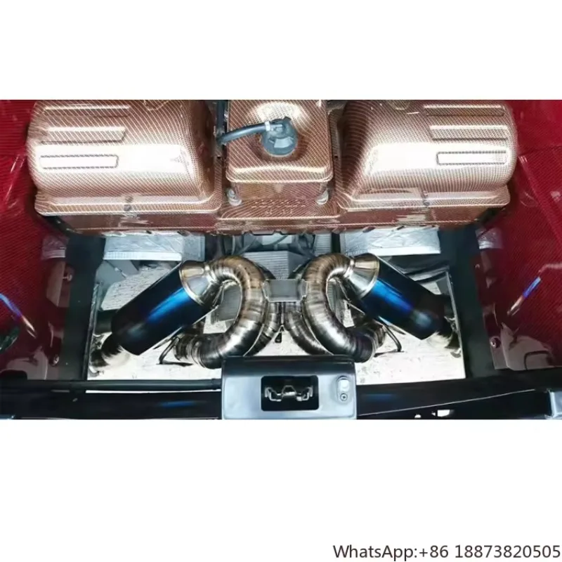 Sistema de escape titanio Xinaote para Ferrari F430 - imagen 3