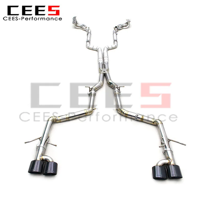 CEES Tuning Sistema de escape cat-back para Mercedes C63 AMG W204