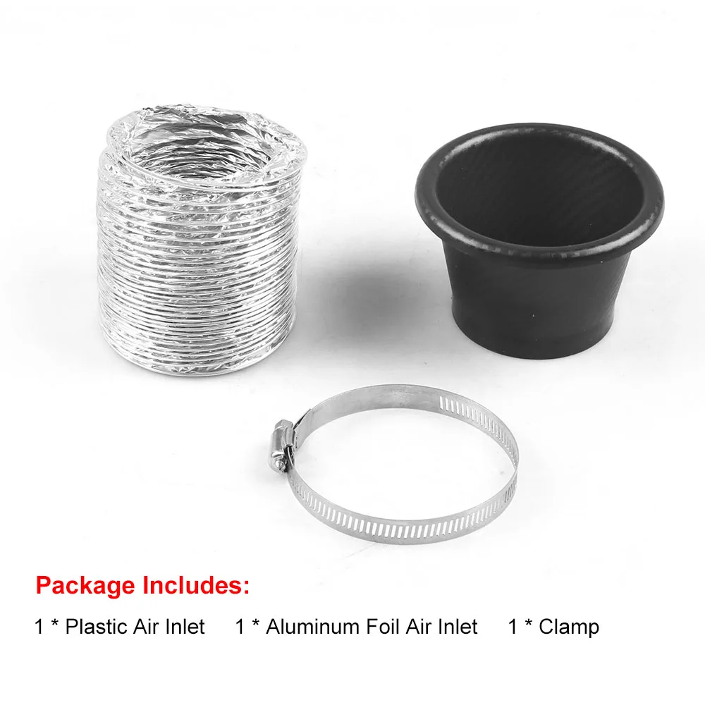 Kit de admisión dinámica universal con acabado de fibra de carbono - imagen 3