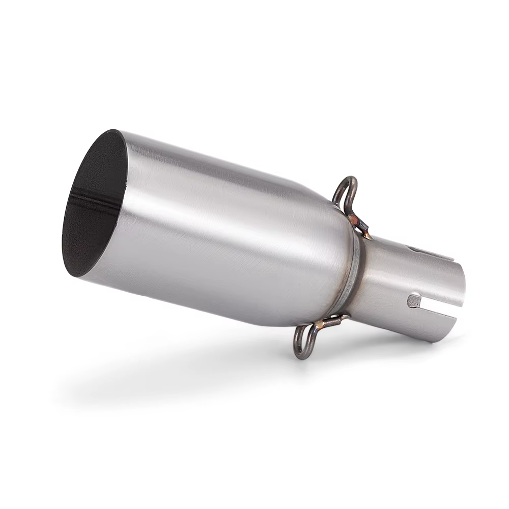 Tubo de escape universal 51 mm para motocicleta con adaptador 28-45