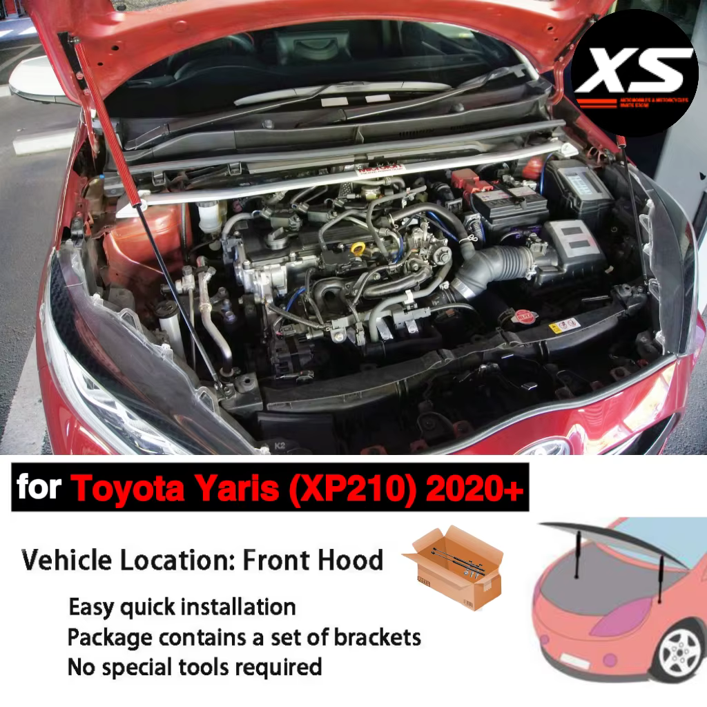 Amortiguadores de gas para capó Toyota Yaris XP210 (2020-2025)