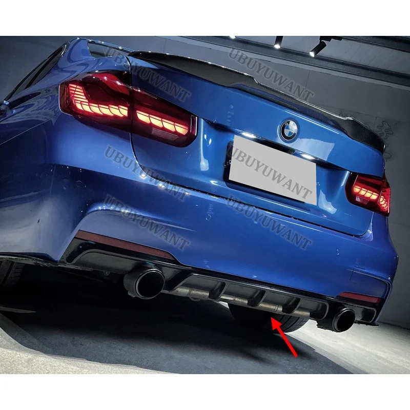 Difusor trasero BMW Serie 3 F30 F31 carbono – Kit alerón M Sport - imagen 2