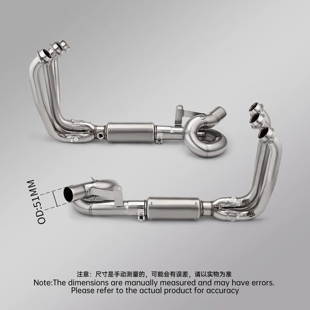 Escape completo Triumph Daytona 675 SR/R/NK 51mm enlace frontal silenciador - imagen 4