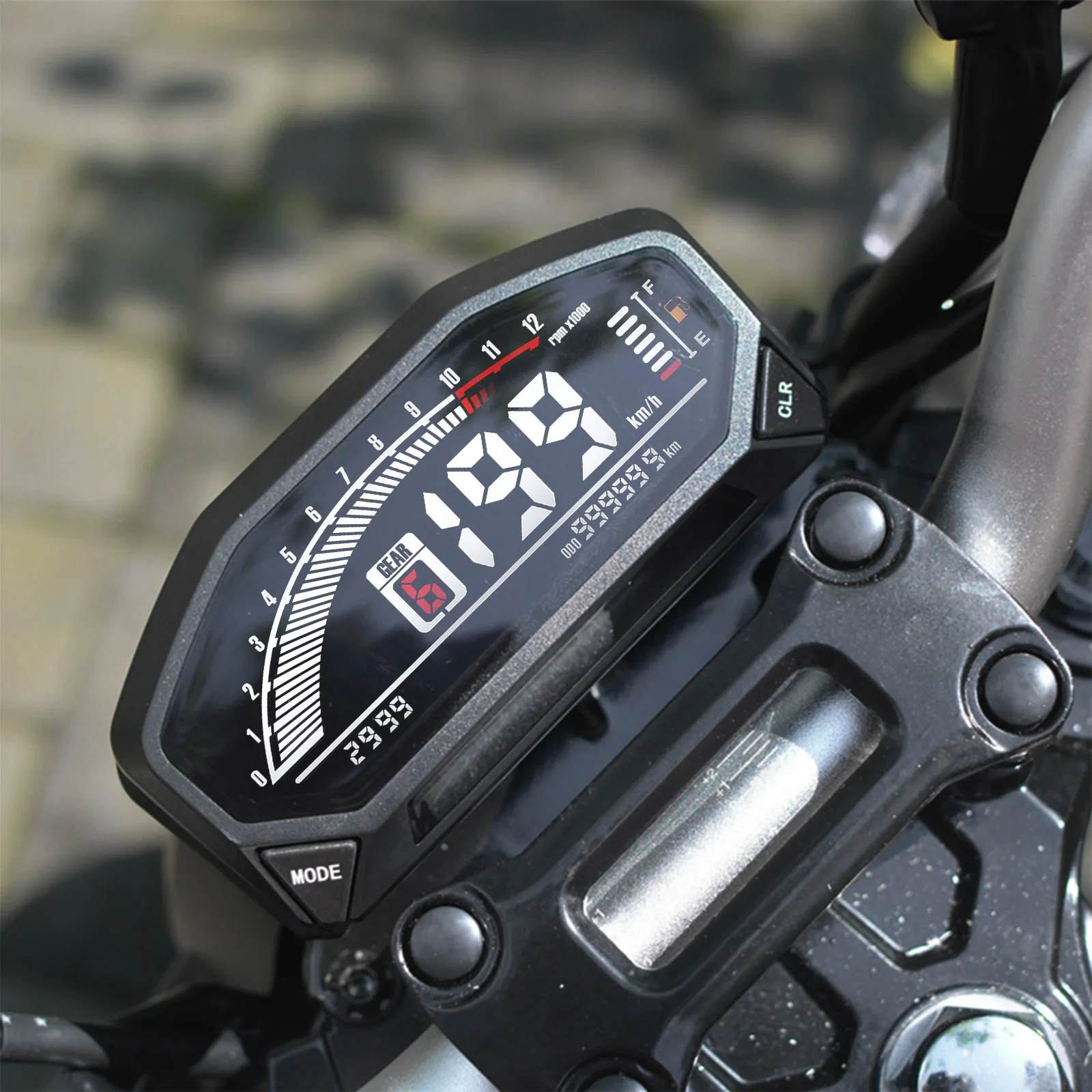 Pantalla digital ZMFJH para motocicleta