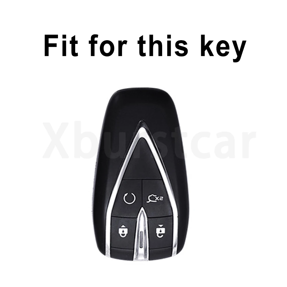 Carcasa de llave TPU gris para Changan CS35, CS55 y CS75 Plus - imagen 2
