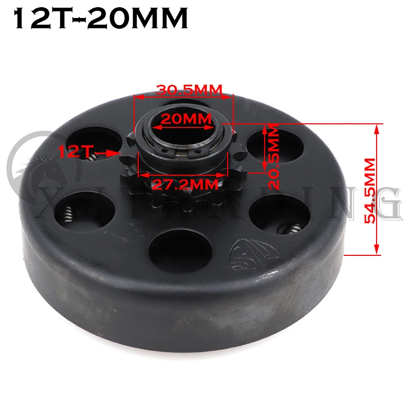 Embrague centrífugo para Go Kart y ATV con piñón de transmisión - imagen 4