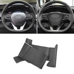 Funda de volante de cuero Hyundai Santa Fe y Palisade