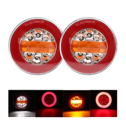 Piloto trasero LED redondo 12/24 V para camión y remolque