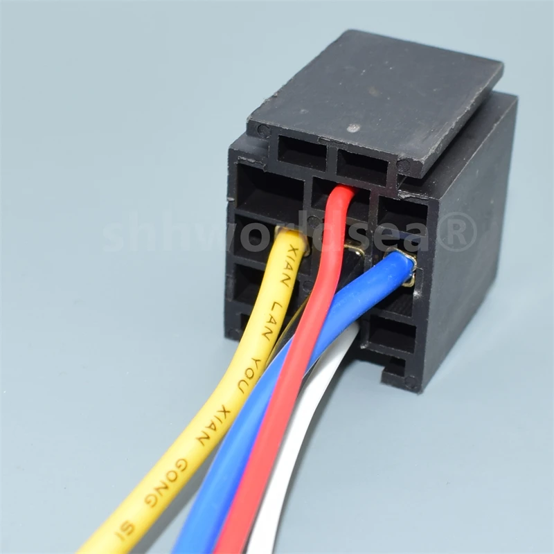 Soporte relé universal 80A 12V/24V 5 pines - recambio coche - imagen 4