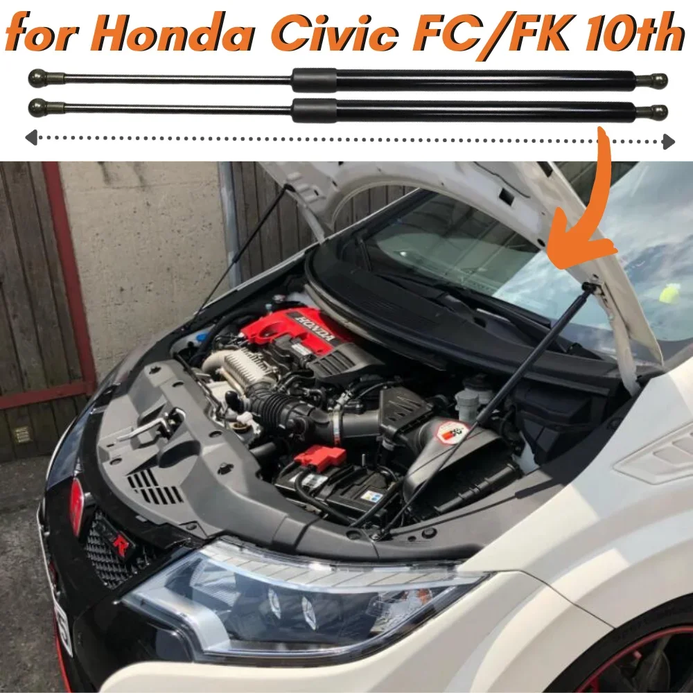 Puntales de capó Honda Civic FC/FK 2015-2022