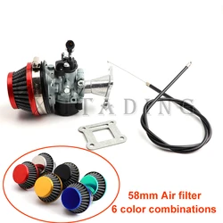 Filtro de aire de carburador para pit bike mini moto