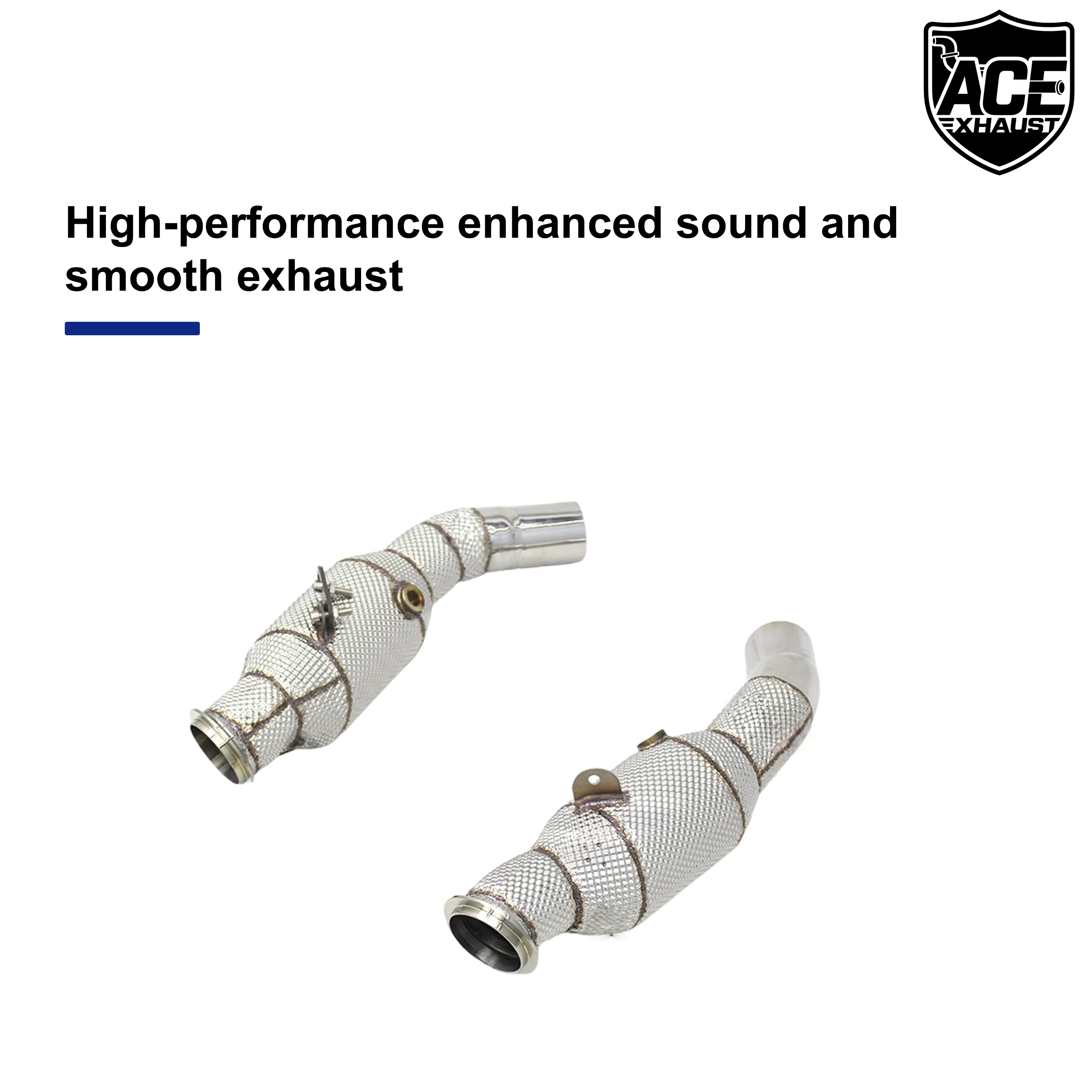 Downpipe ACE acero inoxidable Alfa Romeo Giulia Quadrifoglio 2.9T - imagen 5