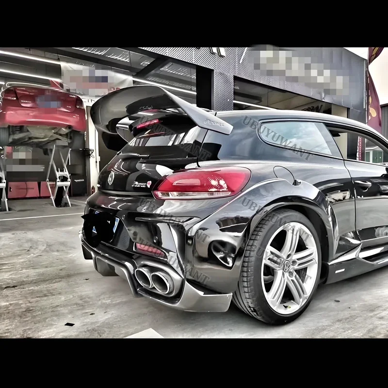 Alerón trasero negro brillante para Volkswagen Scirocco 2010