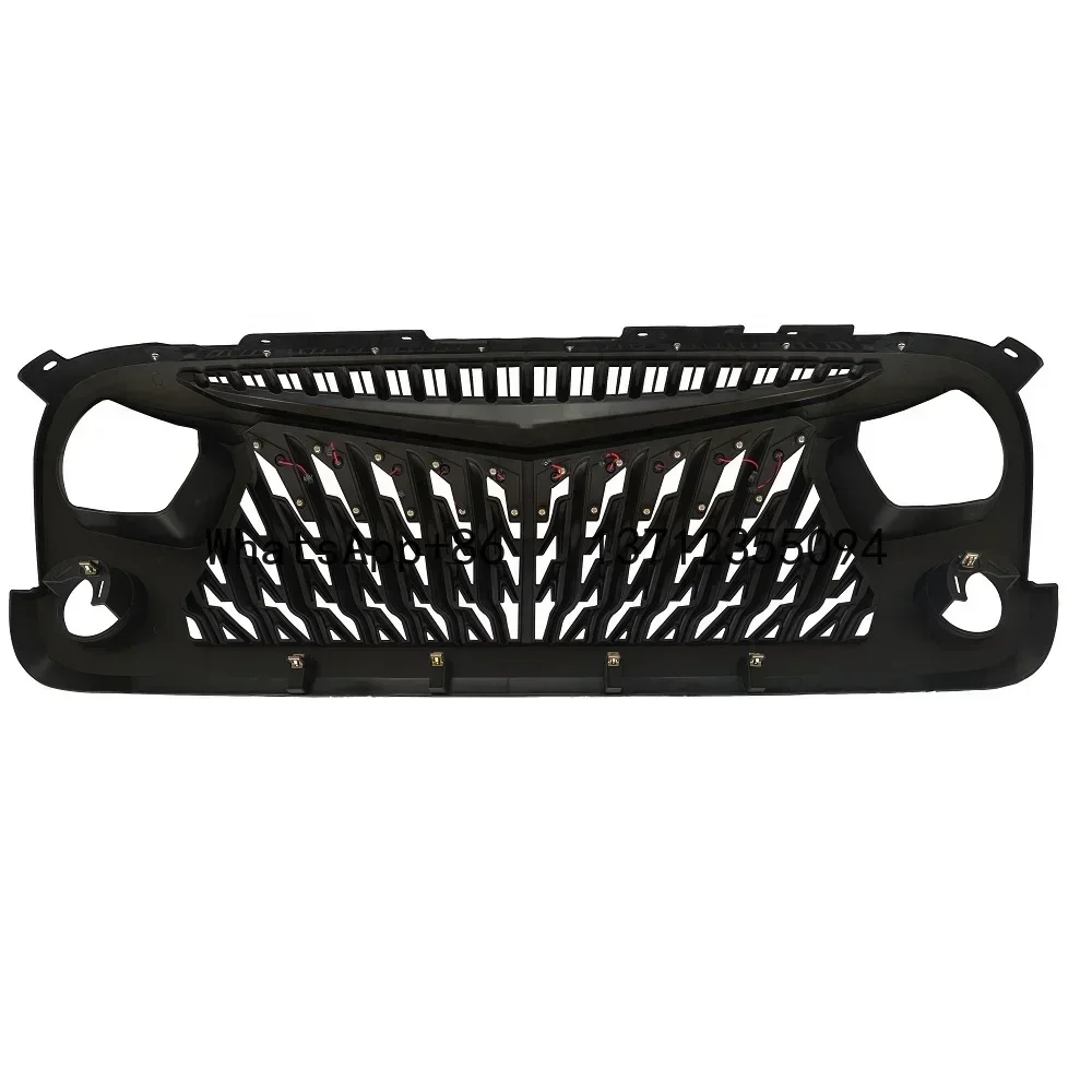 Parrilla radiador negro mate Jeep Wrangler JK 2007-2018 - imagen 2