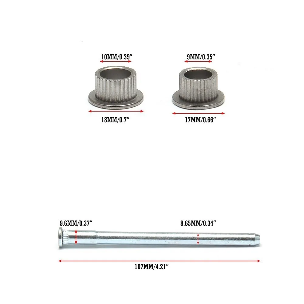 Pasador bisagra puerta Chevrolet S10 S15 94-04 – Kit reparación - imagen 2