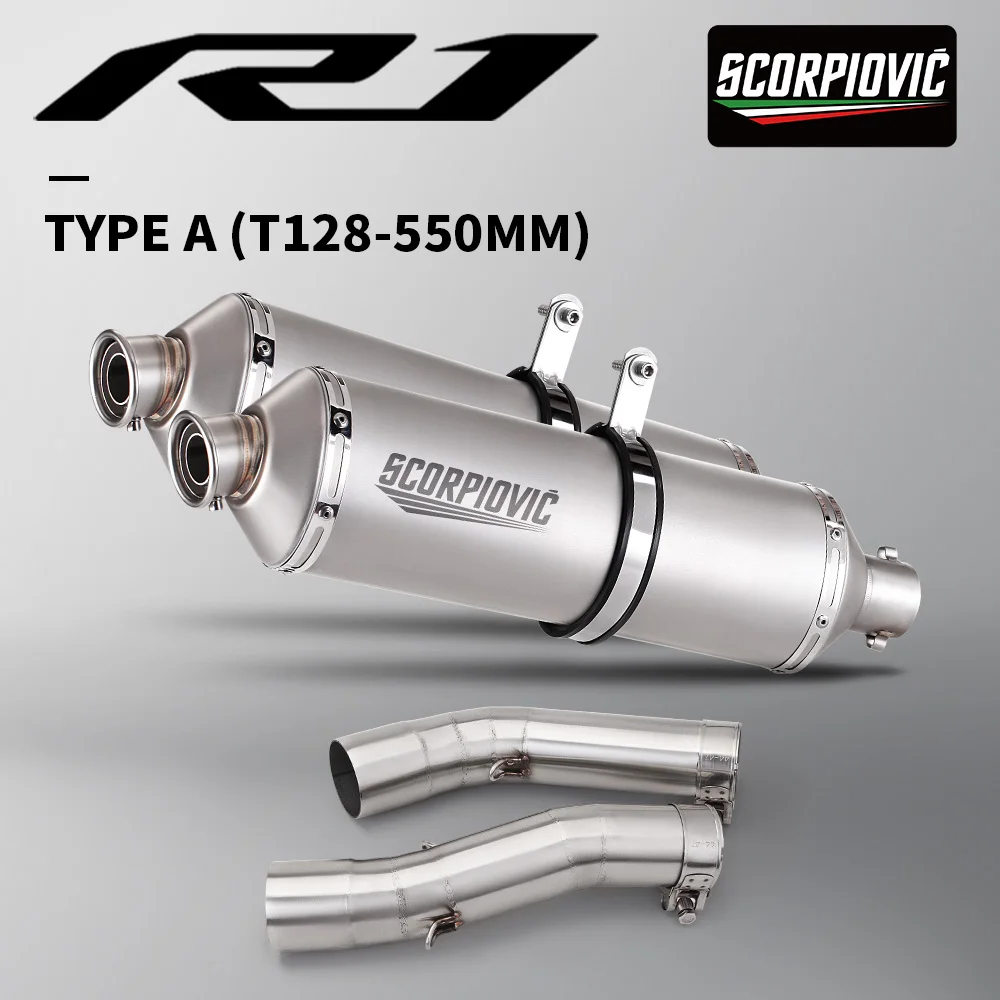 Silenciador escape YZF-R1 - Comparación de tamaño