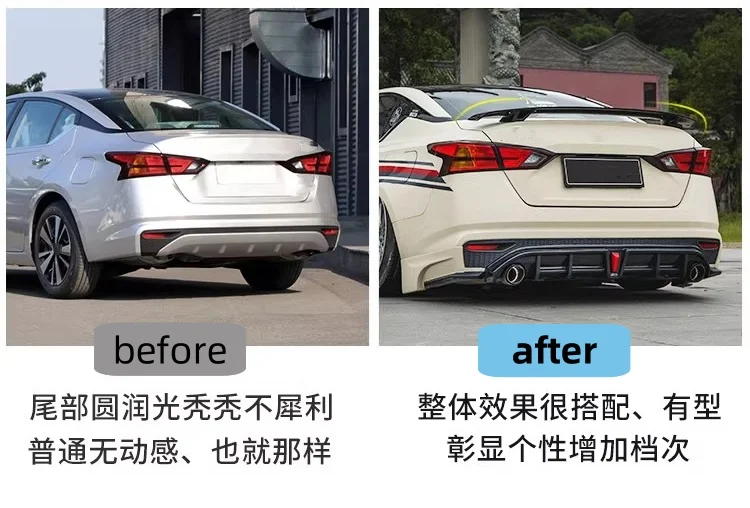 Alerón trasero de ABS sin pintar para Nissan Altima/Teana 2019-2021 - imagen 5