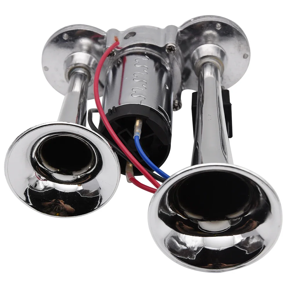 Bocina doble trompeta 12V 150dB – claxon eléctrico para coche y moto - imagen 5