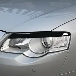 Cejas para faros VW Passat B6 3C – negro brillante