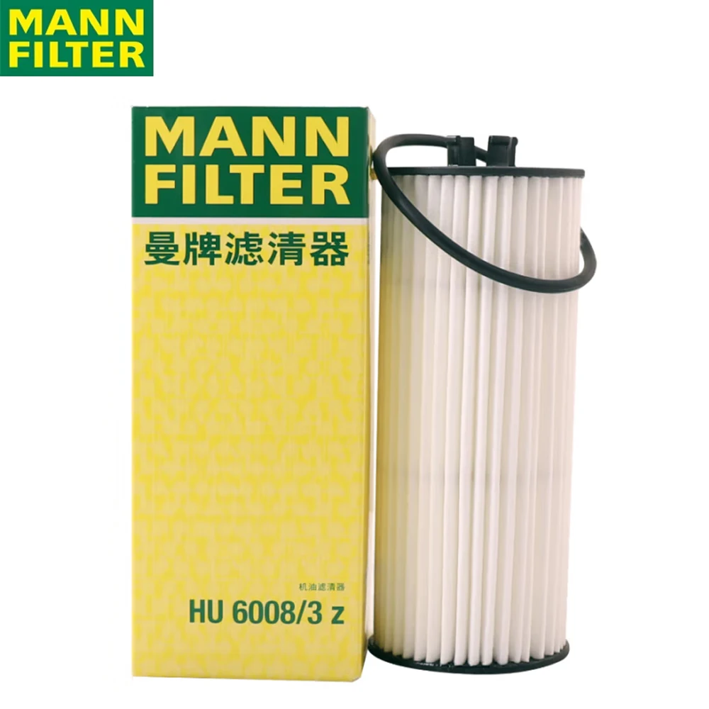 Filtro aceite MANN HU6008/3Z con anillo sellado – Mercedes-Benz