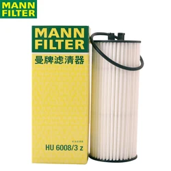Filtro aceite MANN HU6008/3Z con anillo sellado – Mercedes-Benz