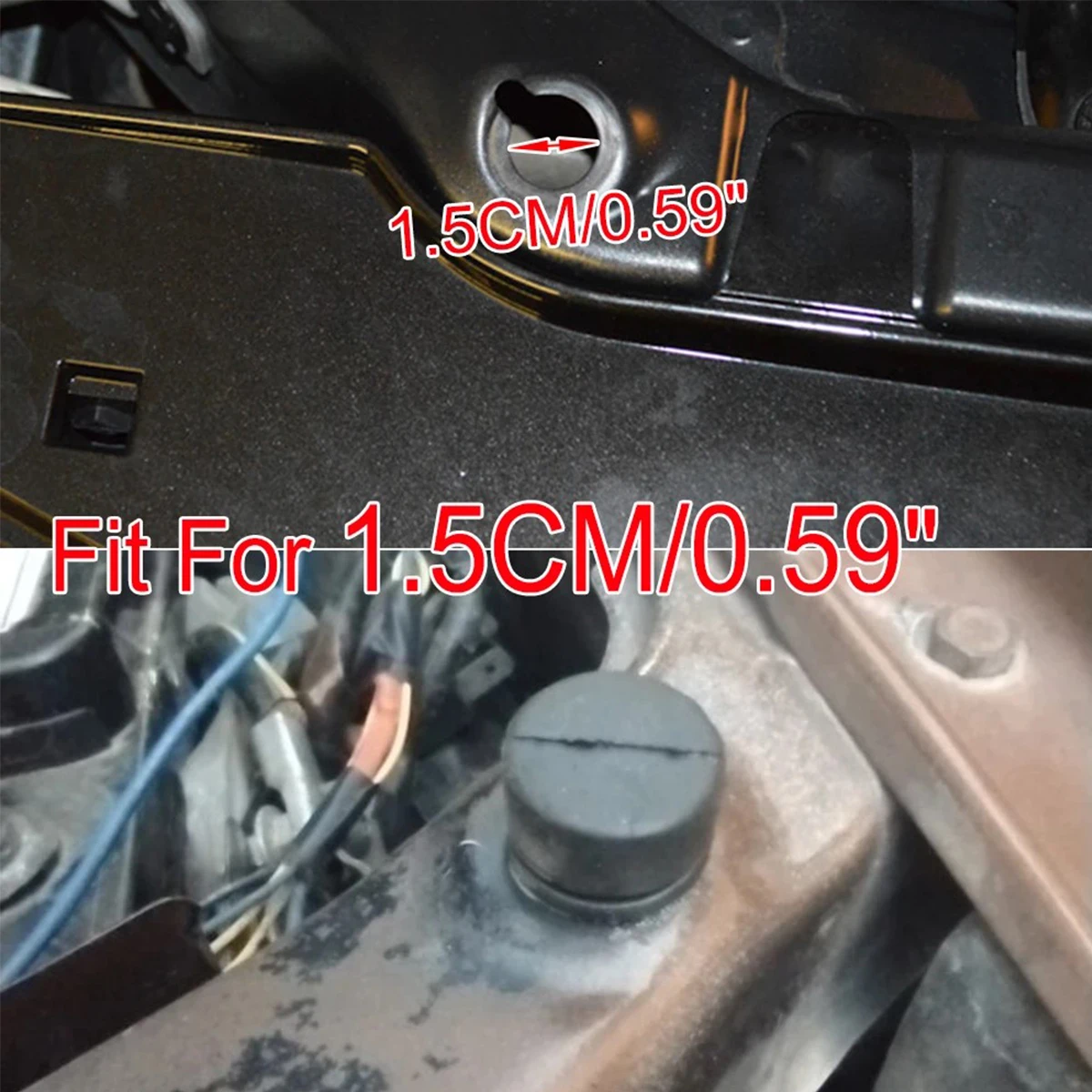 Tope de capó de goma para Nissan Juke F15 2010-2019 - imagen 3