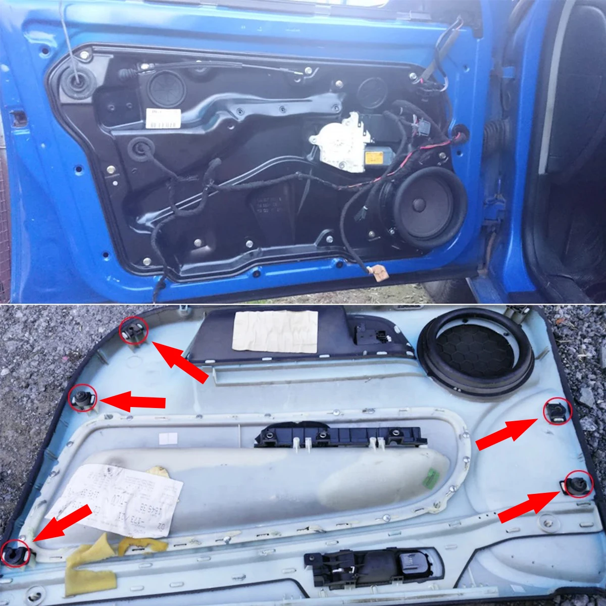 Clips de panel de puerta Seat León 1M, Ibiza 6L y Toledo - imagen 5
