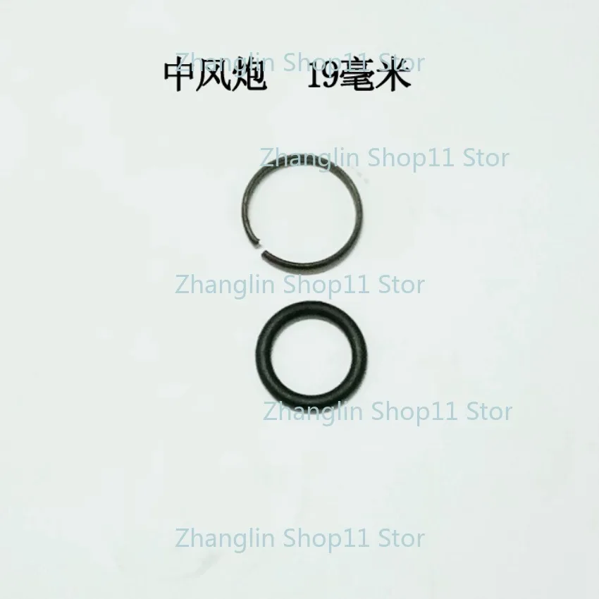 Detalle del resorte y anillo a presión para cabeza de eje delantero