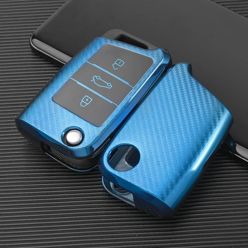 Funda llave fibra carbono para VW Golf 7 y SEAT Ateca - imagen 4