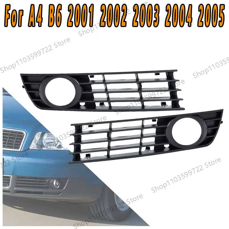 Rejillas antiniebla parachoques Audi A4 B6 2001-2005