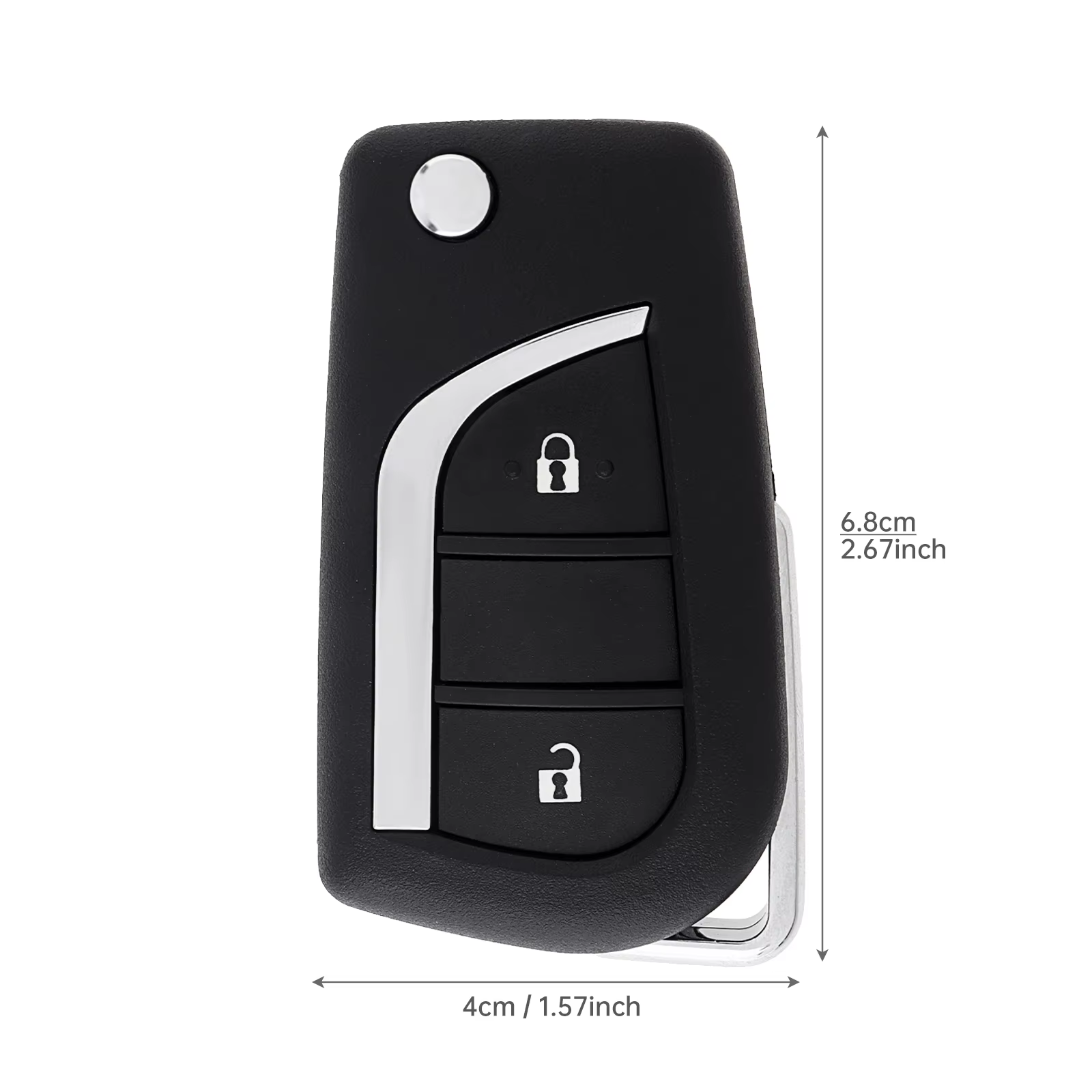 Carcasa plegable para mando de llave Toyota con hoja VA2 - imagen 5