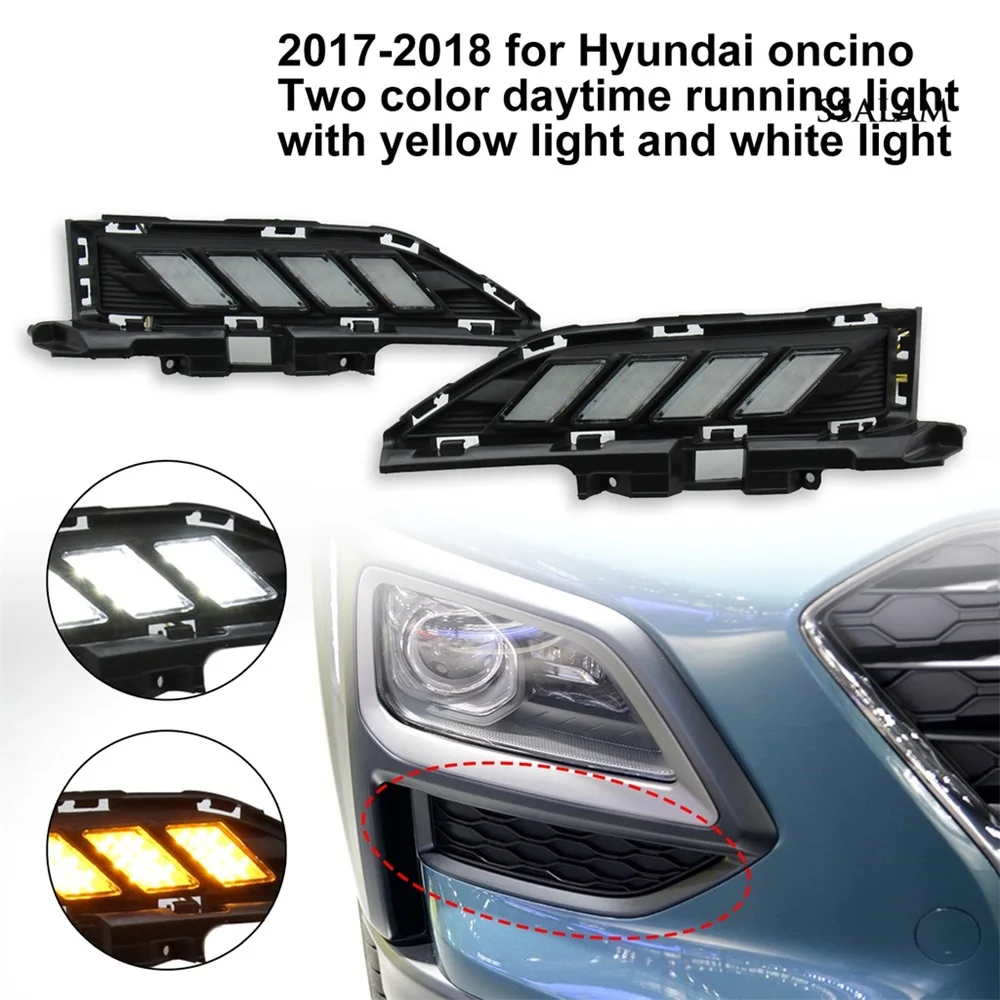 Luz diurna DRL con antiniebla para Hyundai Encino 2018-2019