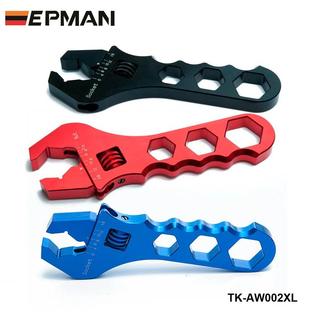 Llave ajustable EPMAN para conexiones AN, aluminio anodizado AN3-AN16 - imagen 3