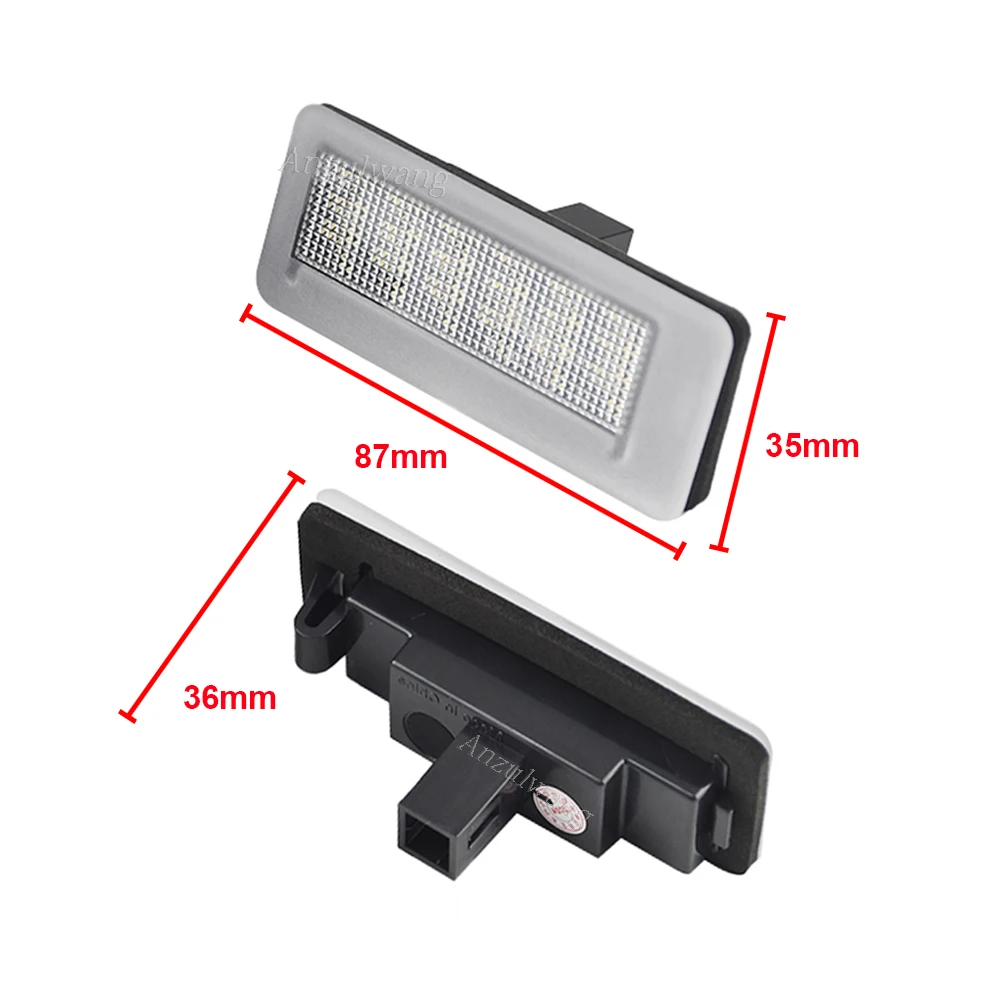 Lámparas LED para Fiat Doblo Pratico Opel Combo luces de matrícula 2 uds lámpara de matrícula para Ram ProMaster City - imagen 4