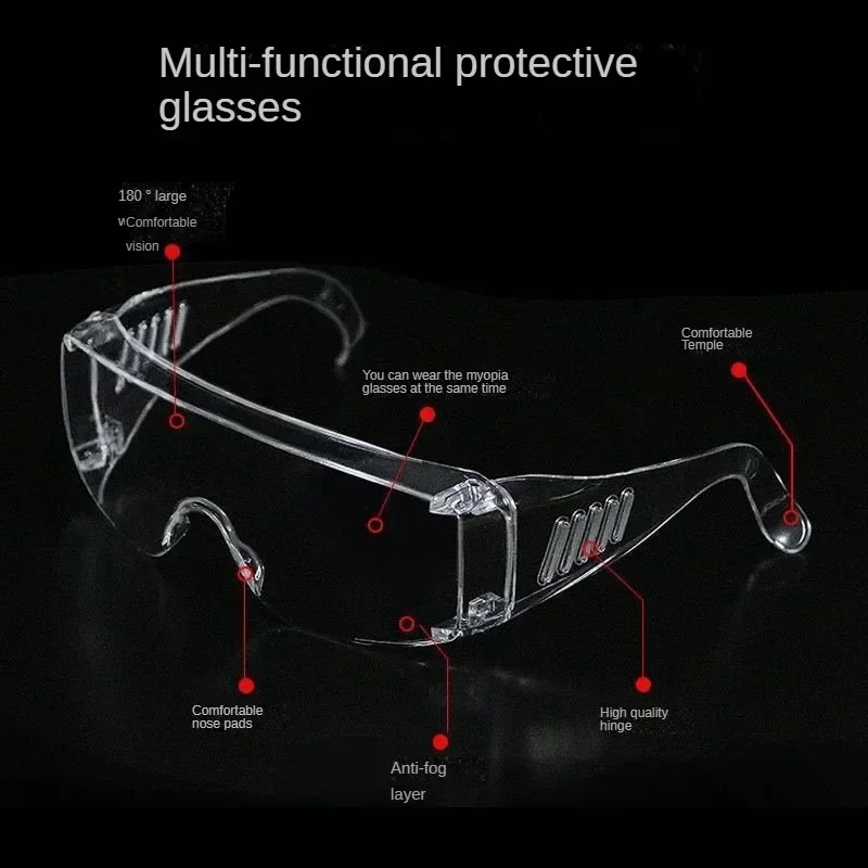 Gafas de seguridad industriales antiniebla y resistentes a impactos