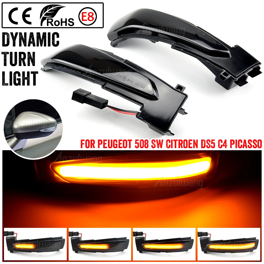 Intermitentes LED dinámicos Citroën C4 Grand Picasso II - imagen 5