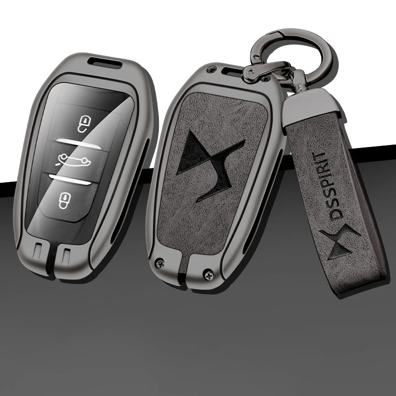 Funda protectora llave coche carcasa aleación zinc para DS7 DS5 DS6