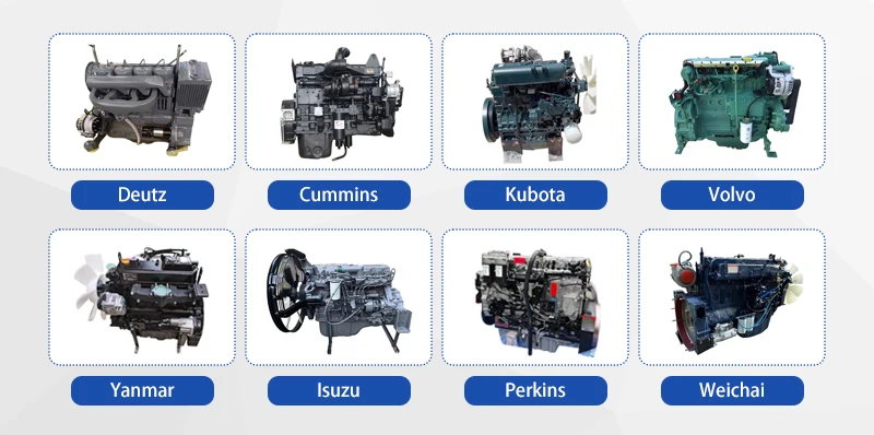 Vista frontal del conjunto de motor DF2L 1011
