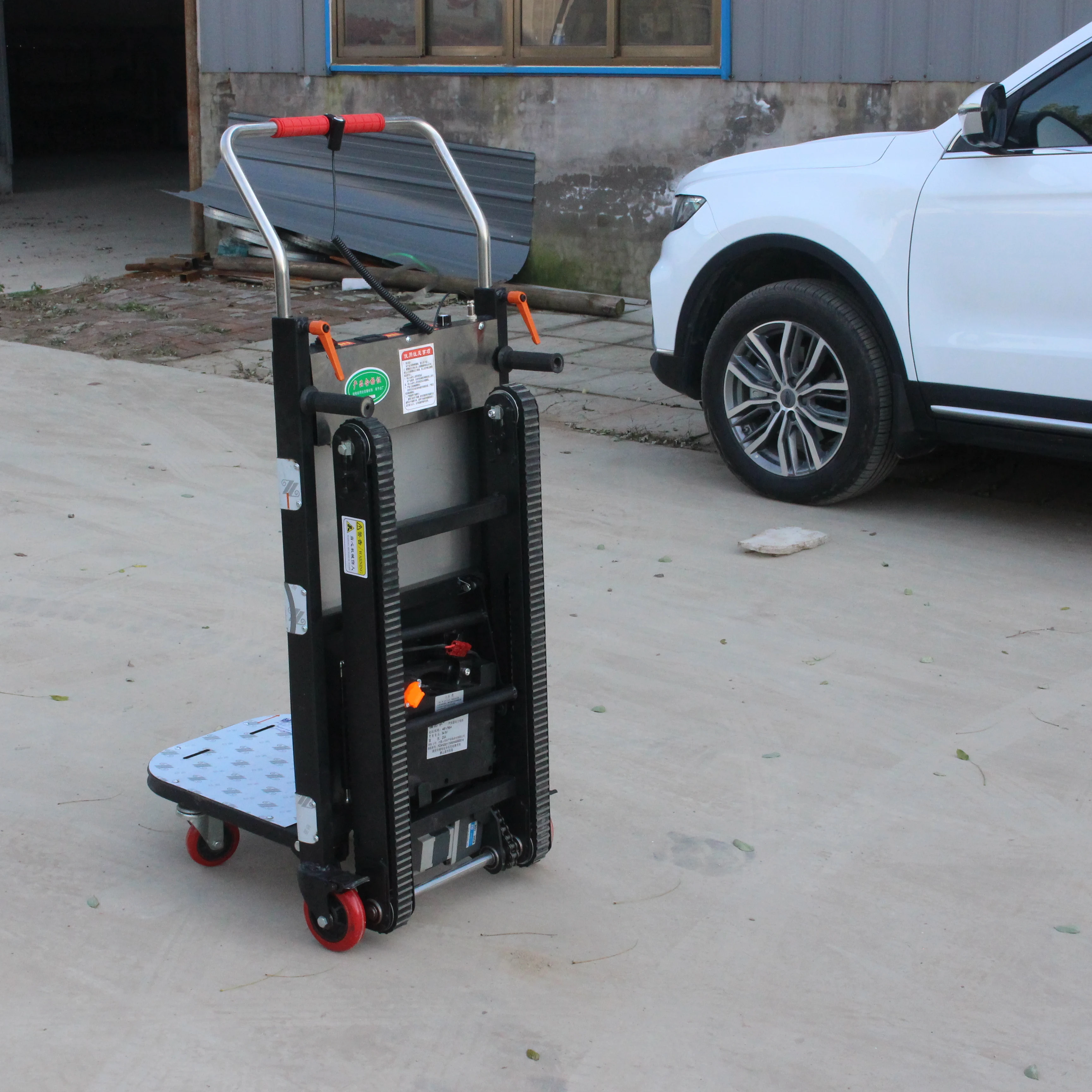 Carretilla eléctrica sube escaleras para carga hasta 160 kg - imagen 2