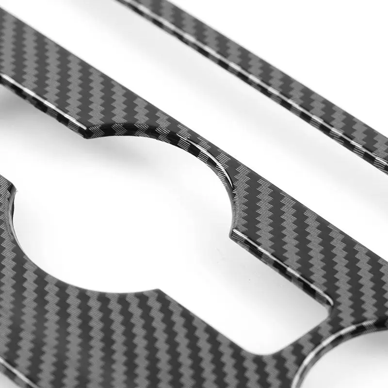 Para VW Golf 7 MK7 7,5 2014 - 2019 LHD accesorios de coche consola central Panel de aire acondicionado cubierta de Control de CA molduras de Marcos pegatina - imagen 4