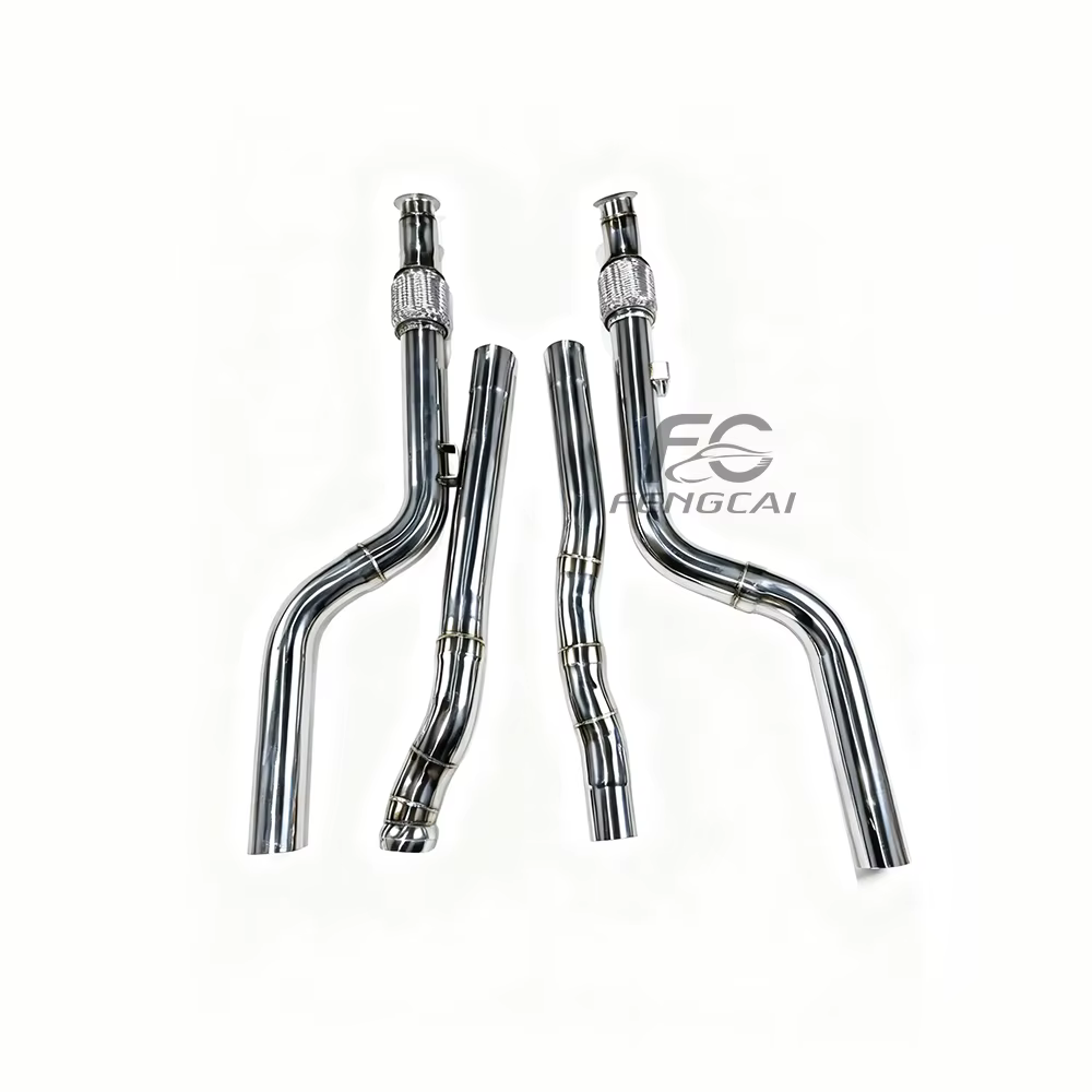 Tubo intermedio de escape inoxidable para Mercedes-AMG C43/GLC 43 - imagen 3