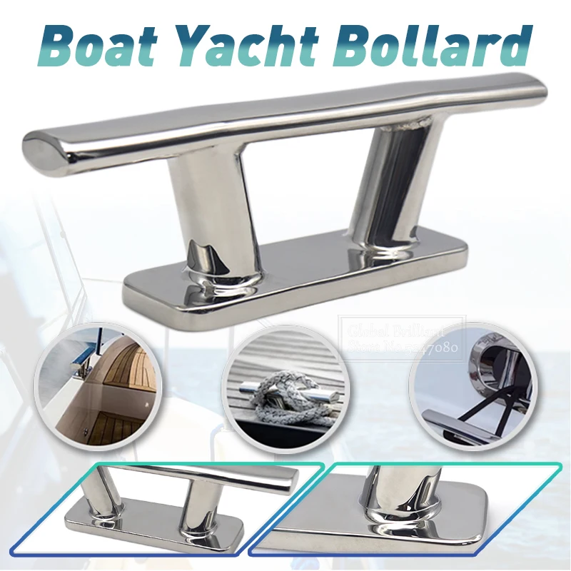 Asa náutica de acero inoxidable 316 con base hueca para barco