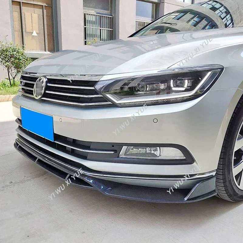 Splitter frontal negro brillante – VW Passat B8 2017-2019 - imagen 3