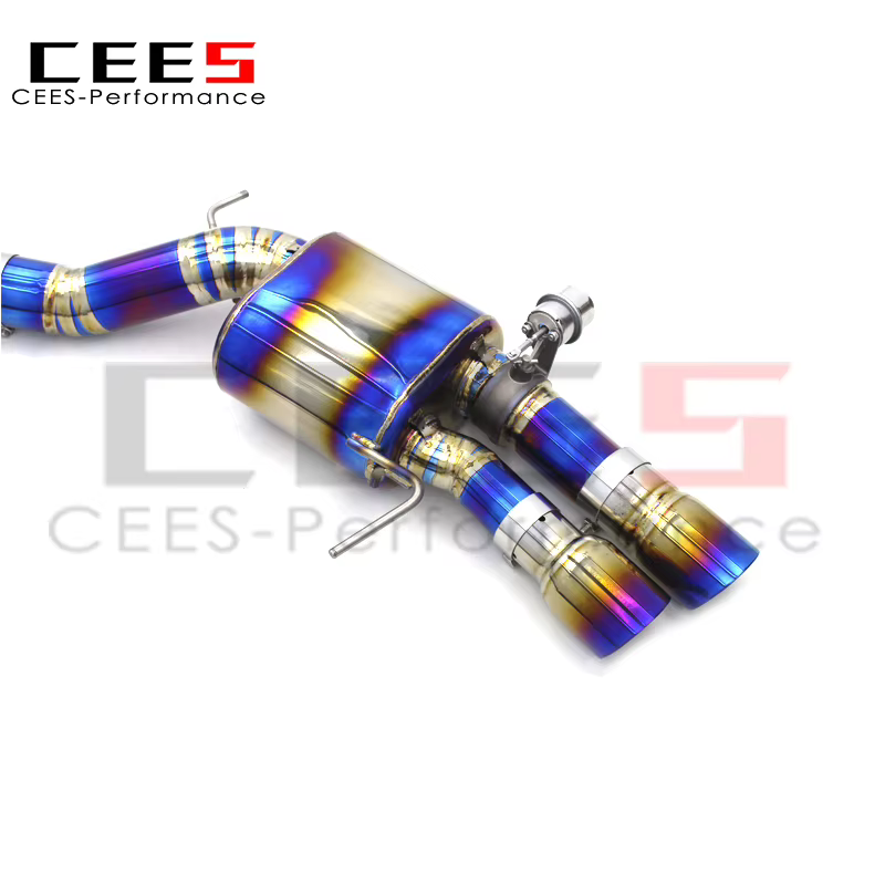 Escape cat-back CEES SS304 con válvulas – BMW M6 4.4 V8 - imagen 5