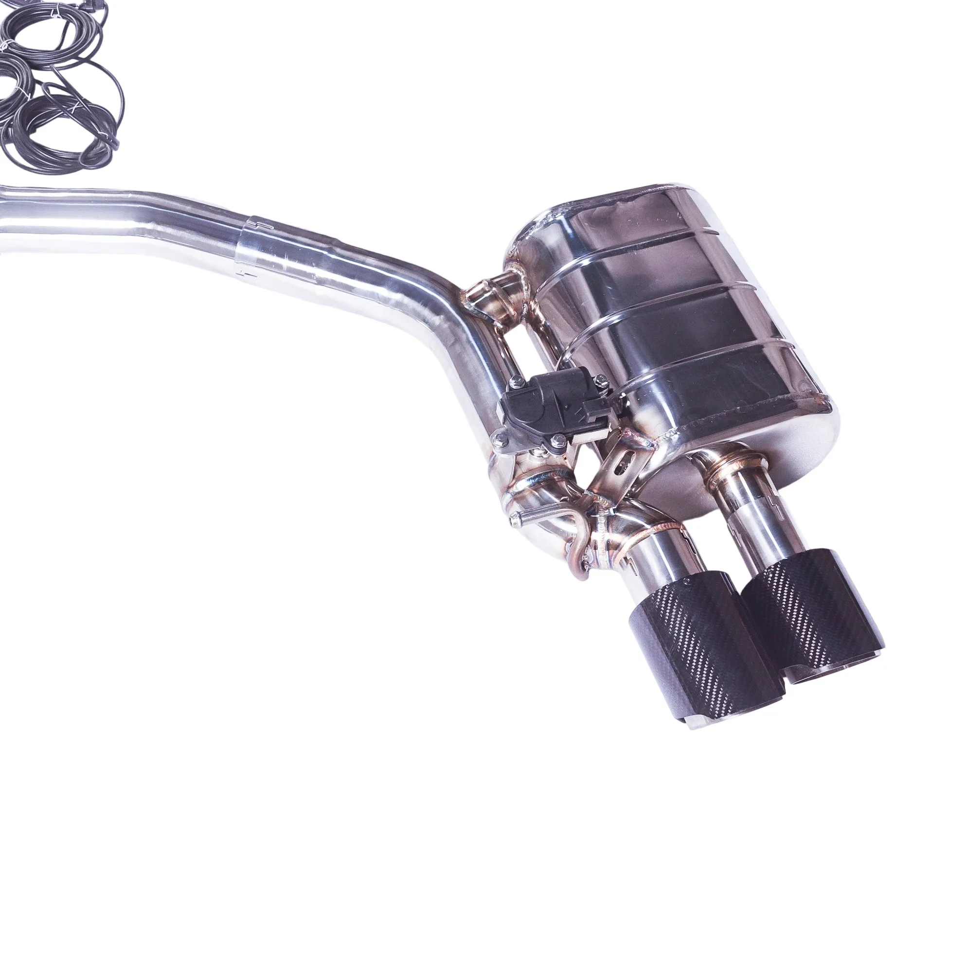 Escape catback GFC quad tip Audi S4 B9 3.0 TFSI acero inoxidable - imagen 5